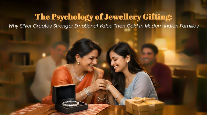 The Psychology of Jewellery Gifting: Why Silver Creates Stronger Emotional Value Than Gold in Modern Indian Families