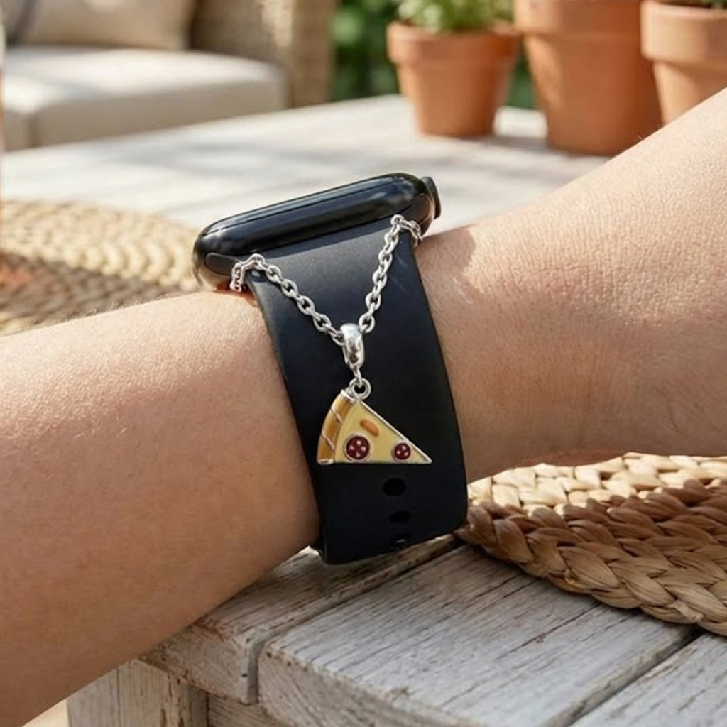 Cheesy Slice Watch Charm