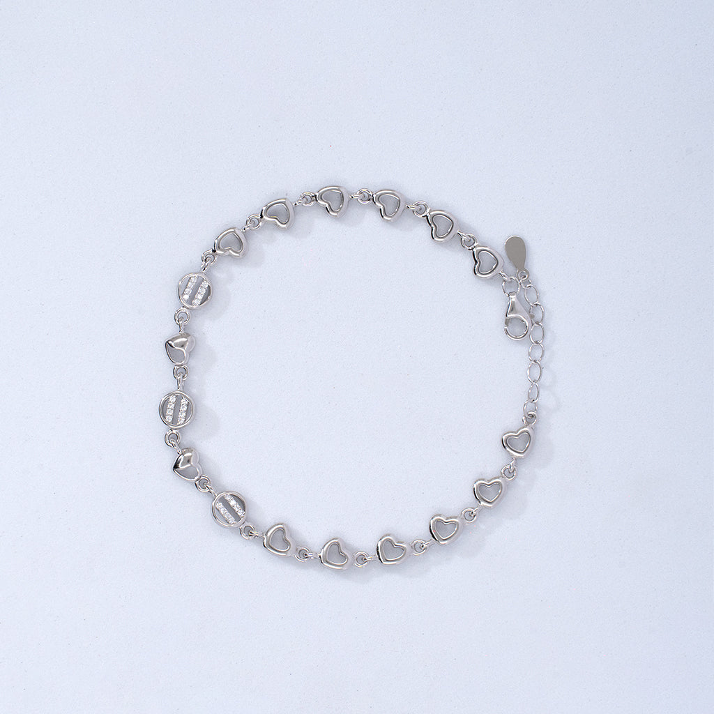 Feather Light Silver Bracelet for Daily wear