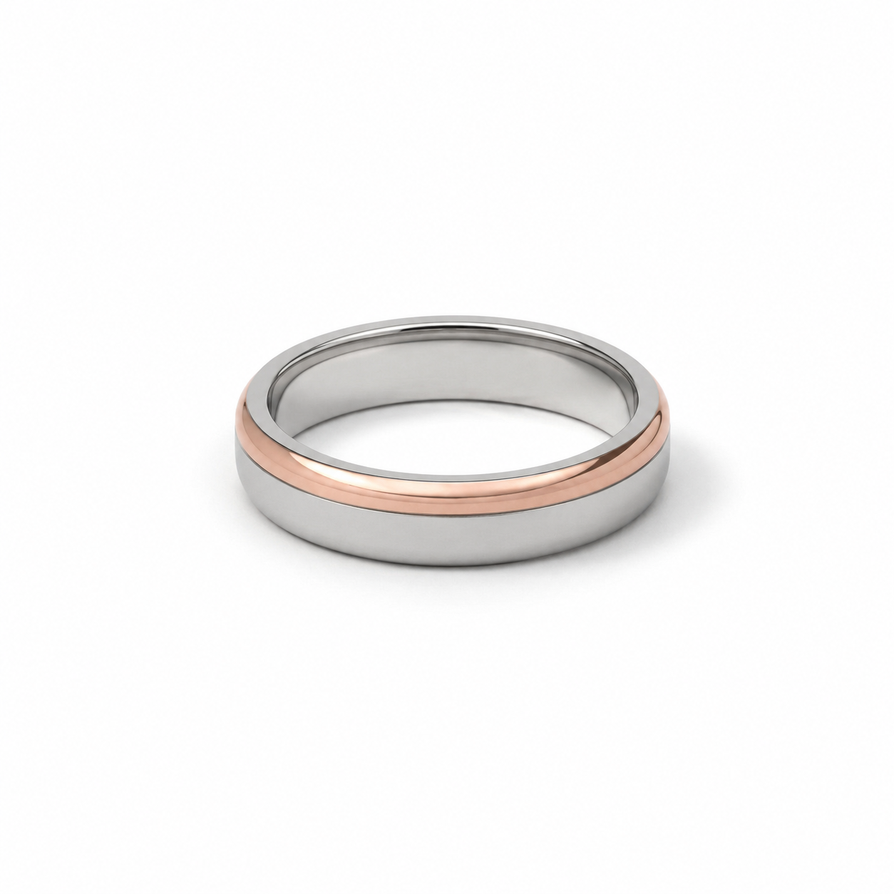 Rose Silver Band