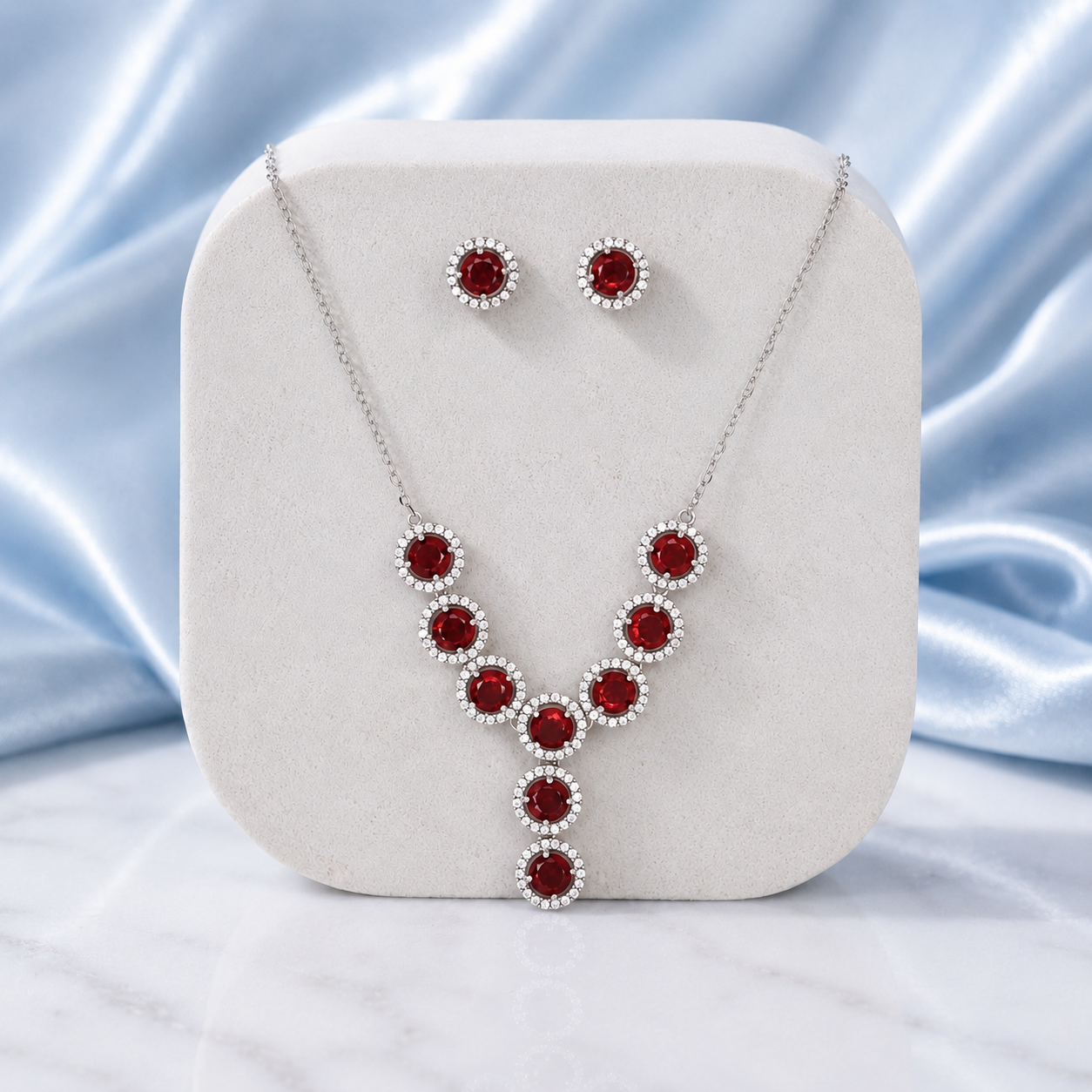 Scarlet Luxe Pendant Set