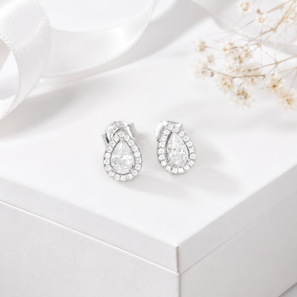 Pear Silhouette Earrings