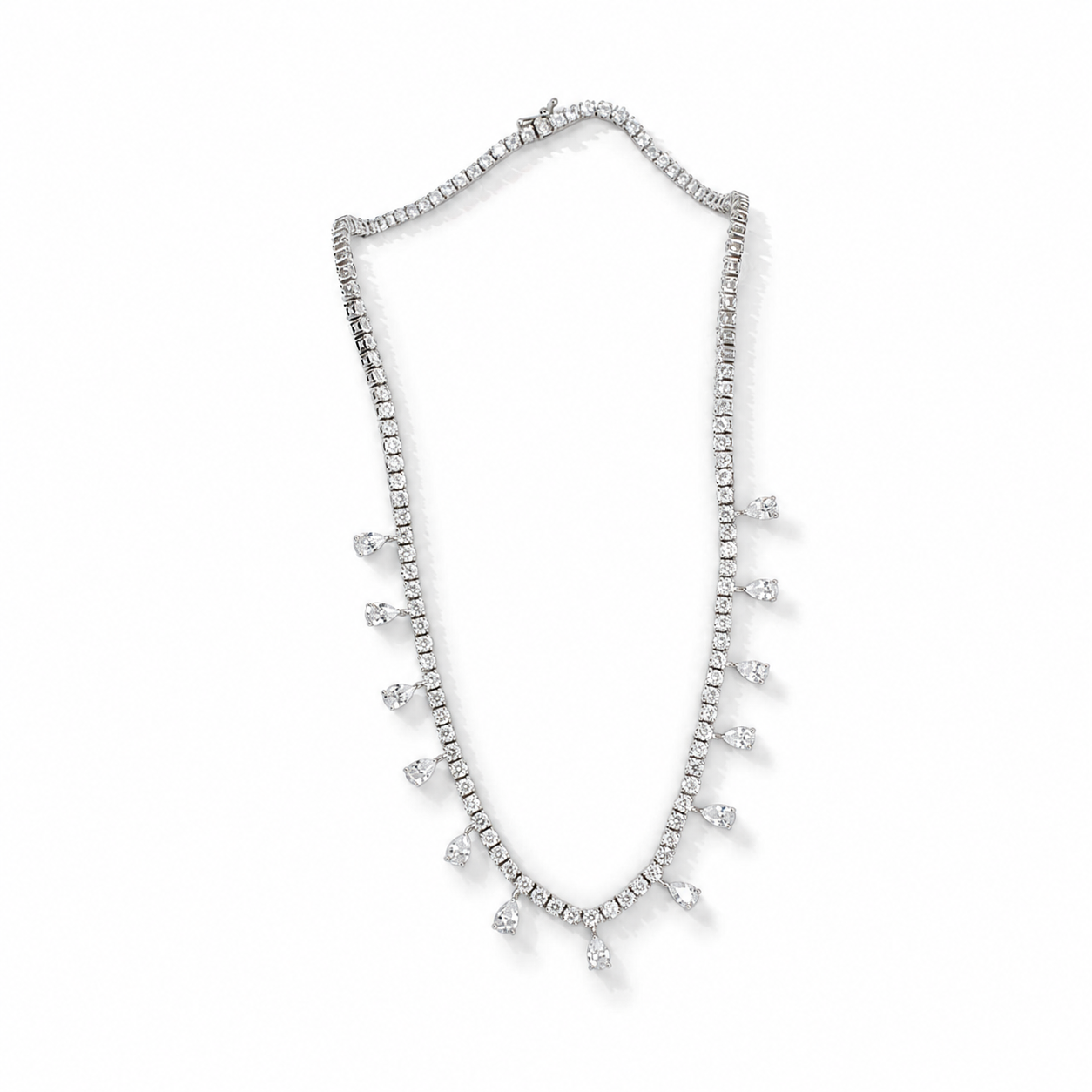 Pear Solitaire Charm