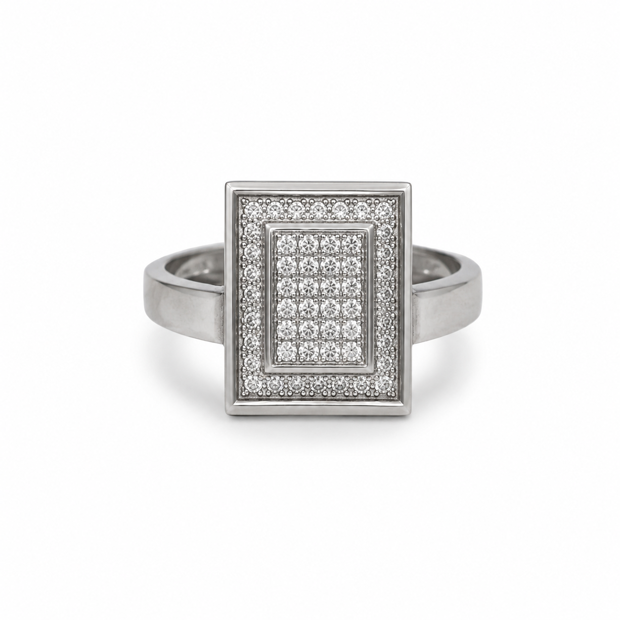 Rectangular Crest Ring