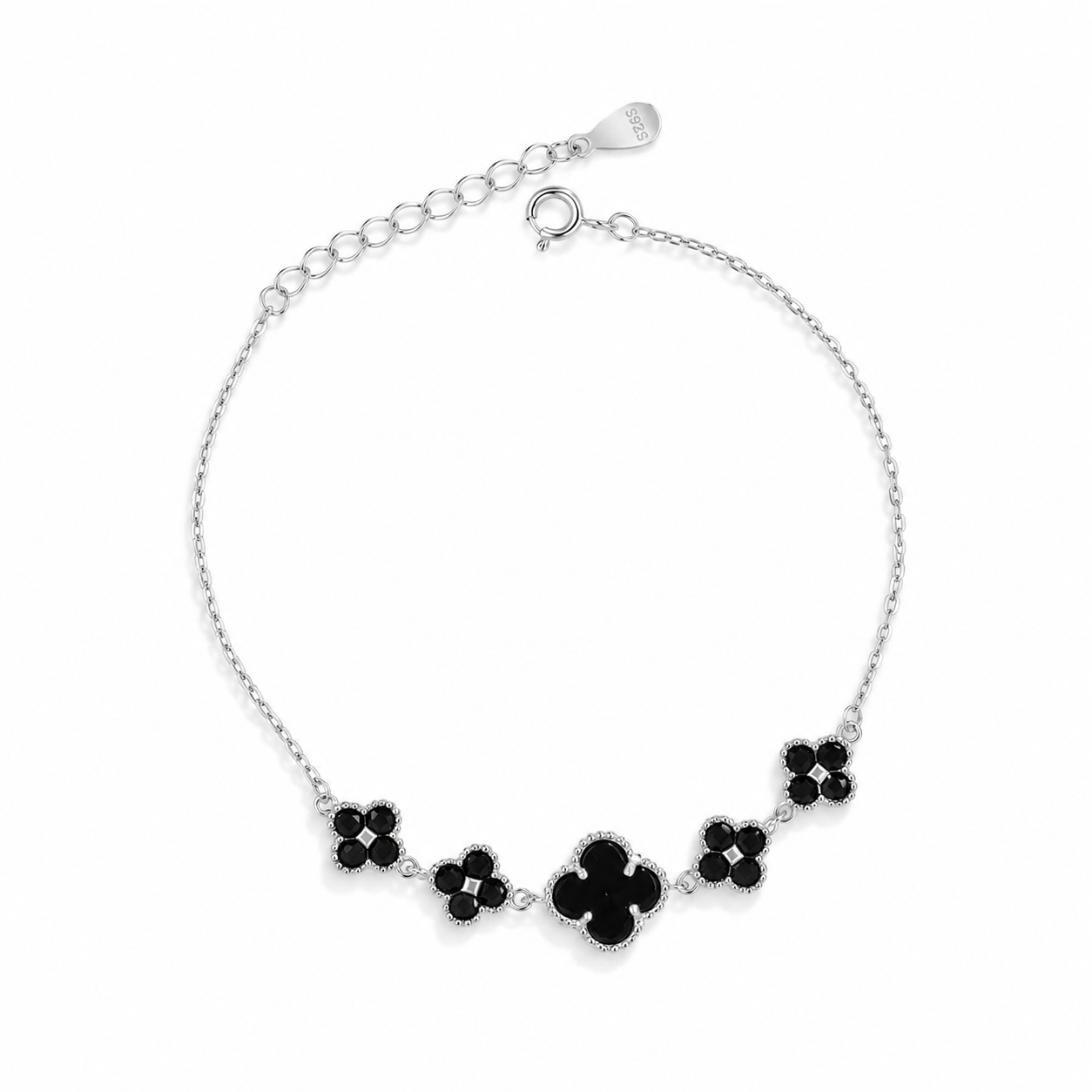 Noir Clover Bracelet