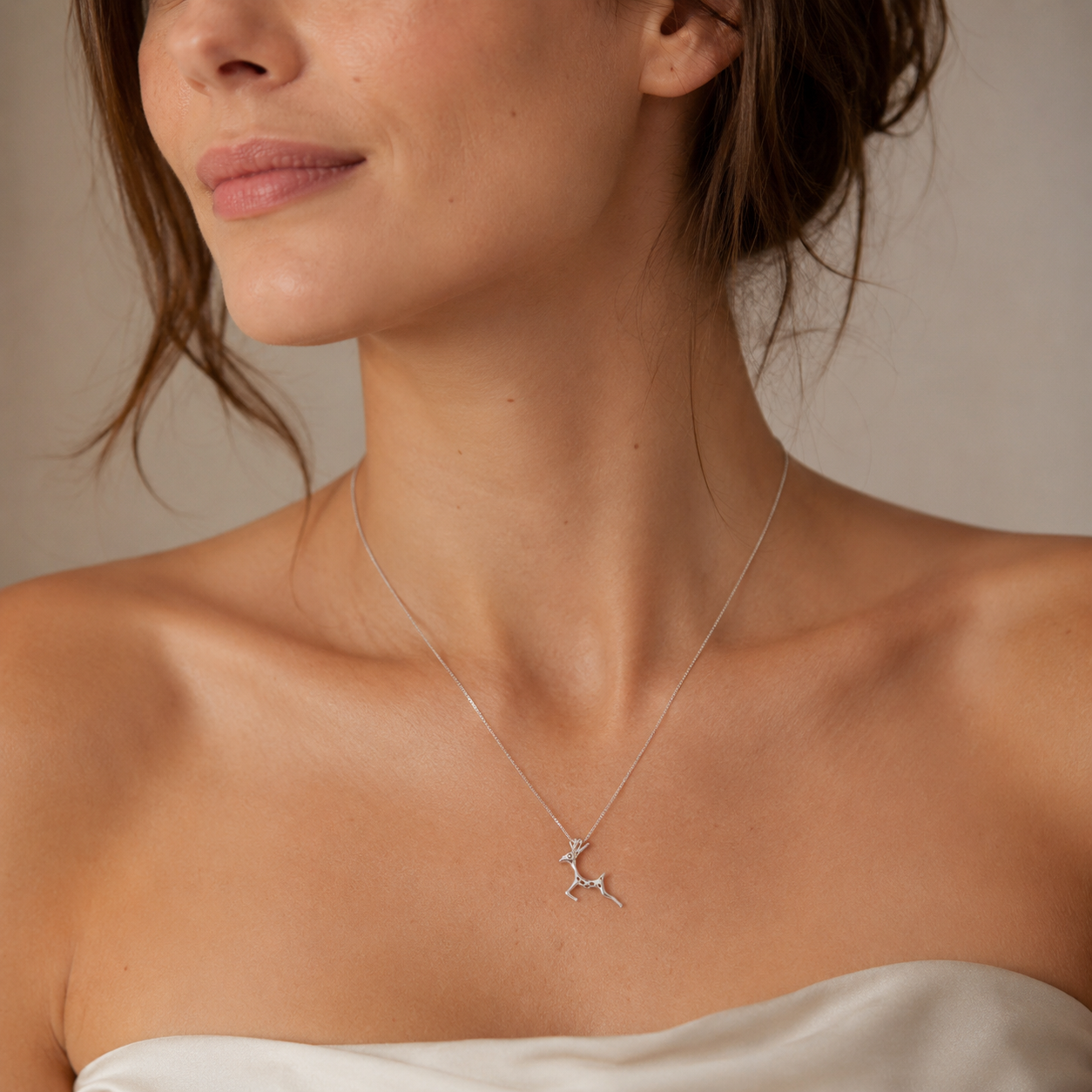 Fawn Silver Pendant