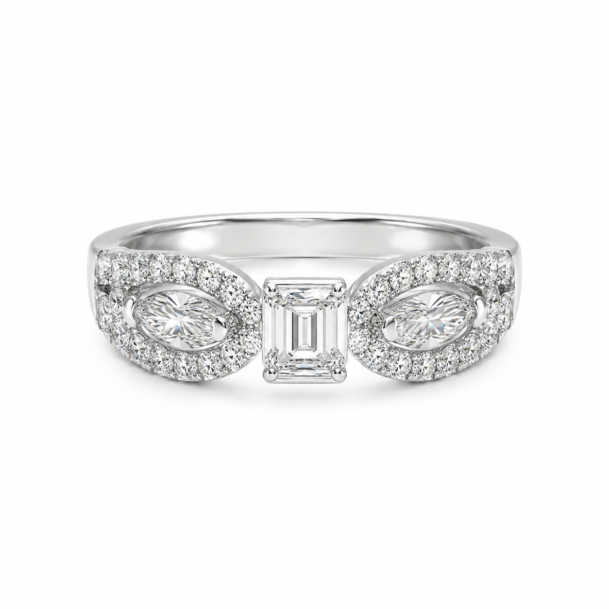 Baguette Edge Ring