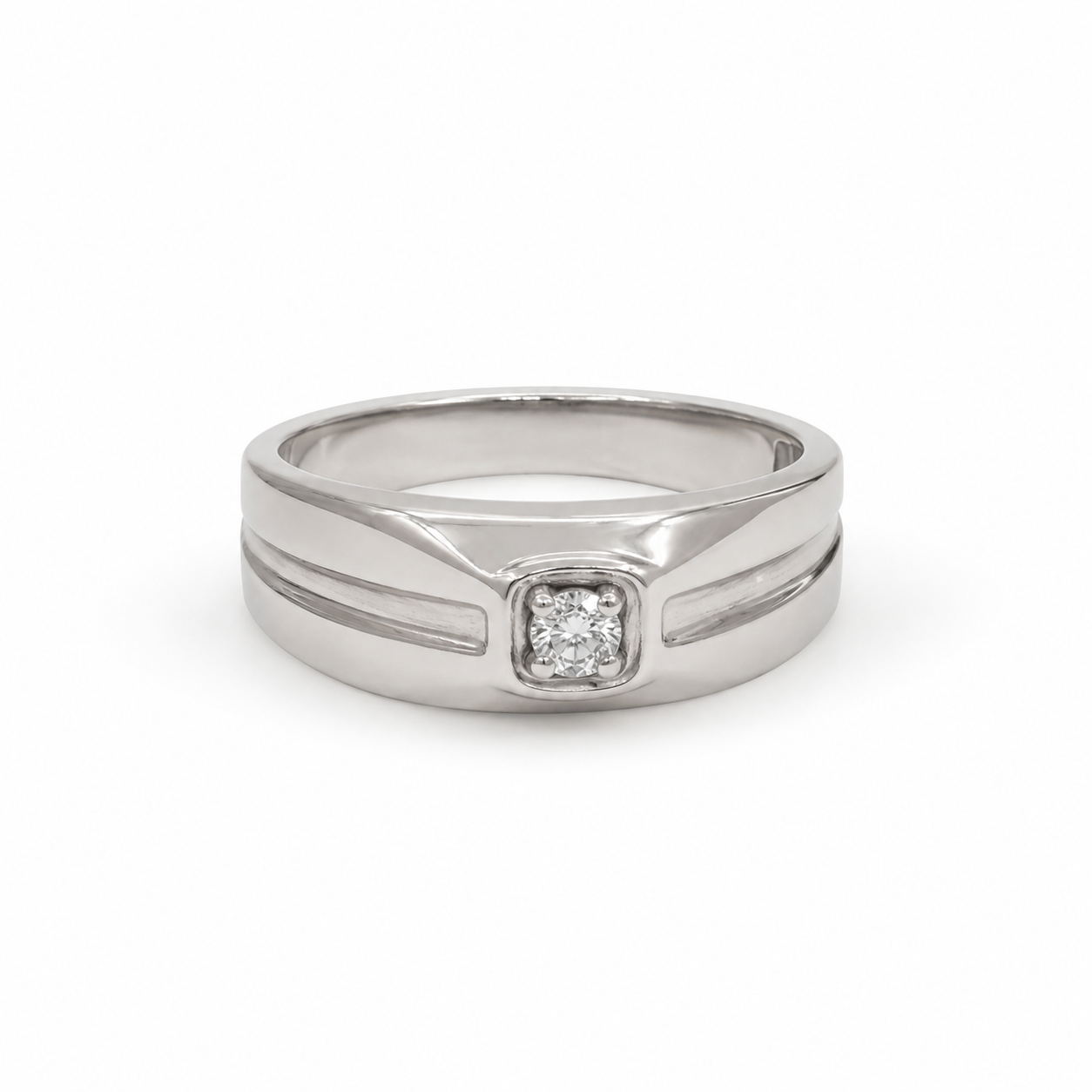Single Diamond Band