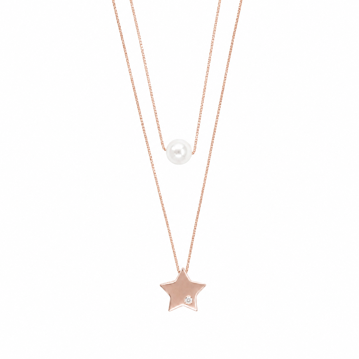 Rosé Pearl Pendant