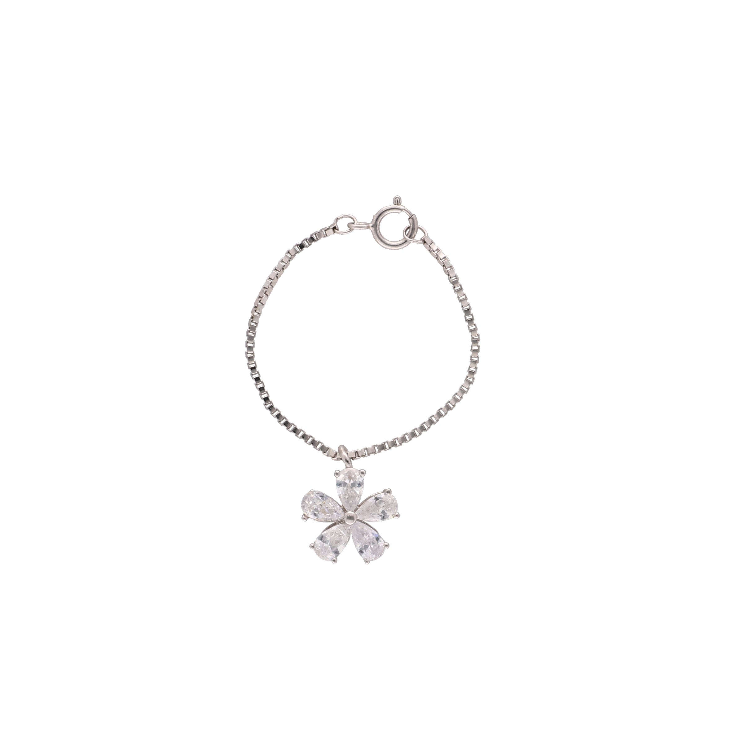 Flora Diamond Charm