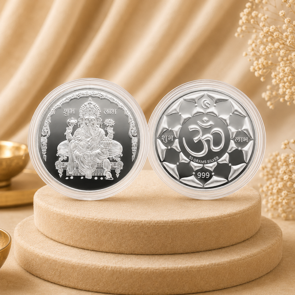 Aaradhya Ganesh Om Coin
