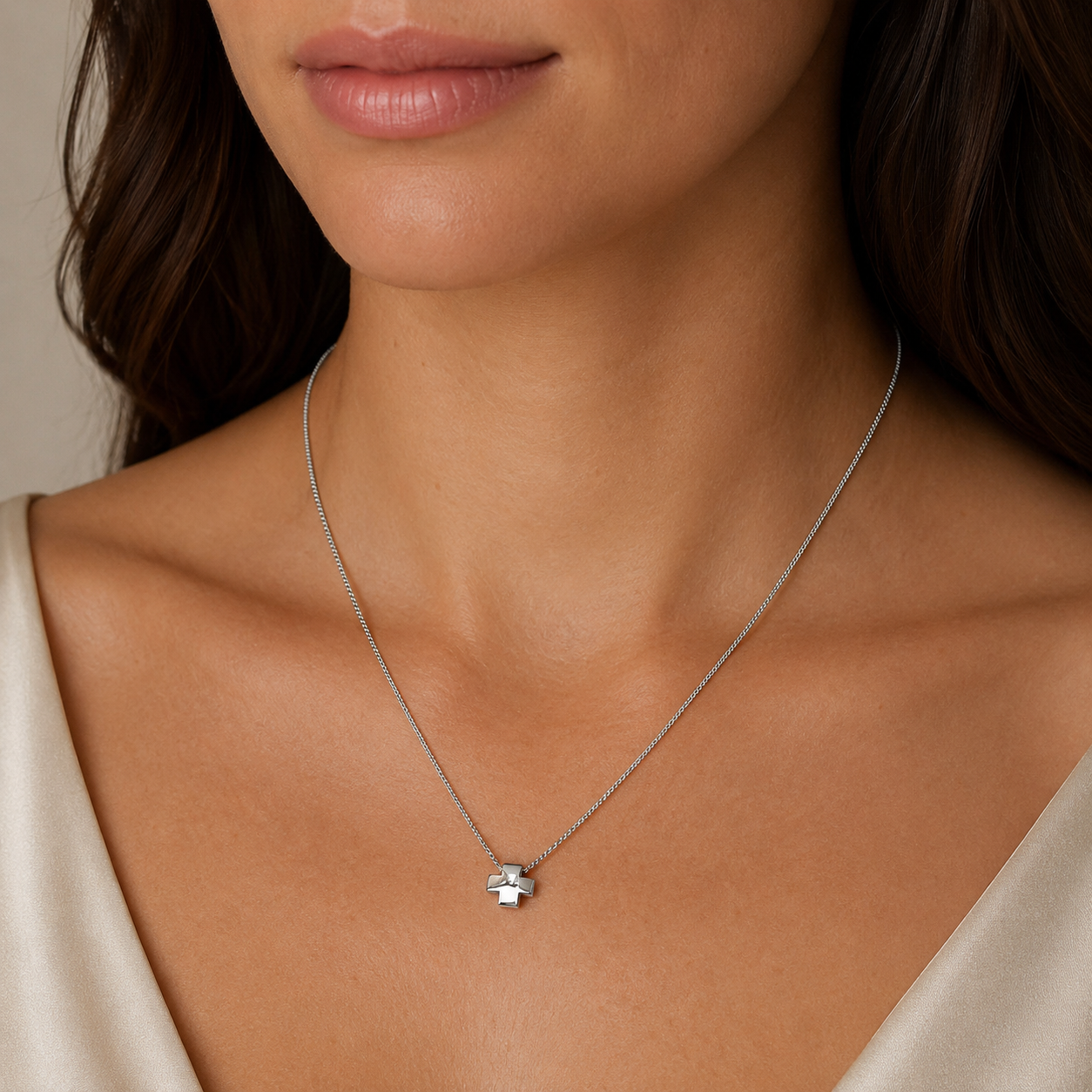 Quadra Silver Pendant