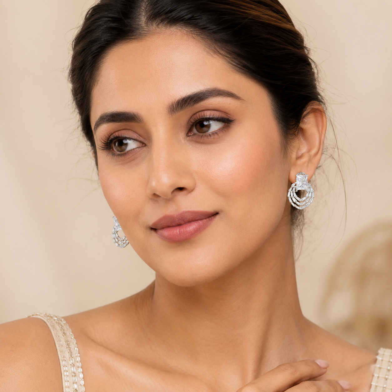 Emerald Solitaire Earrings