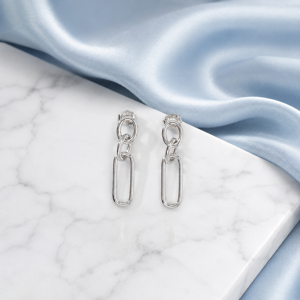 Sway Silver Earrings