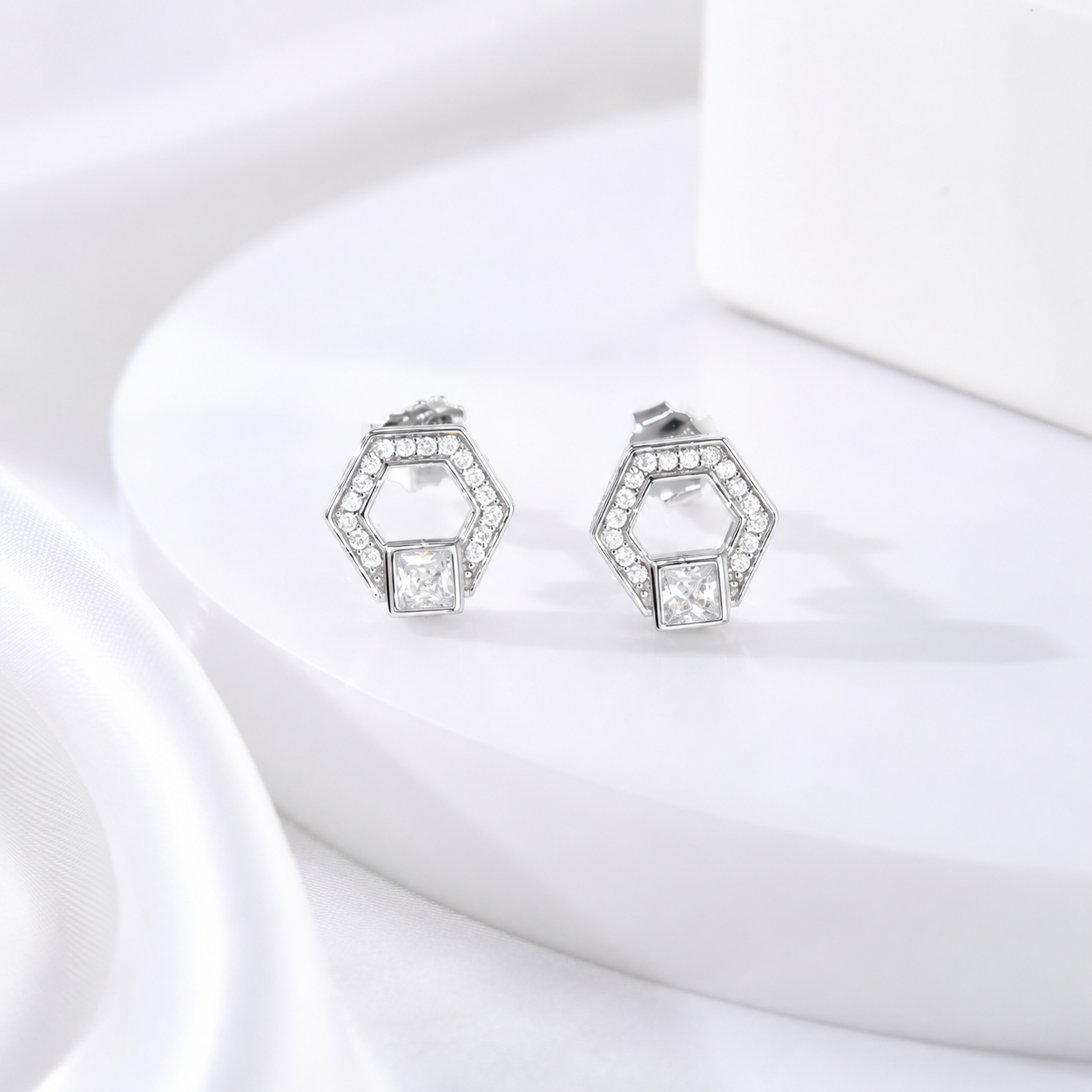 Hexa Shine Earrings