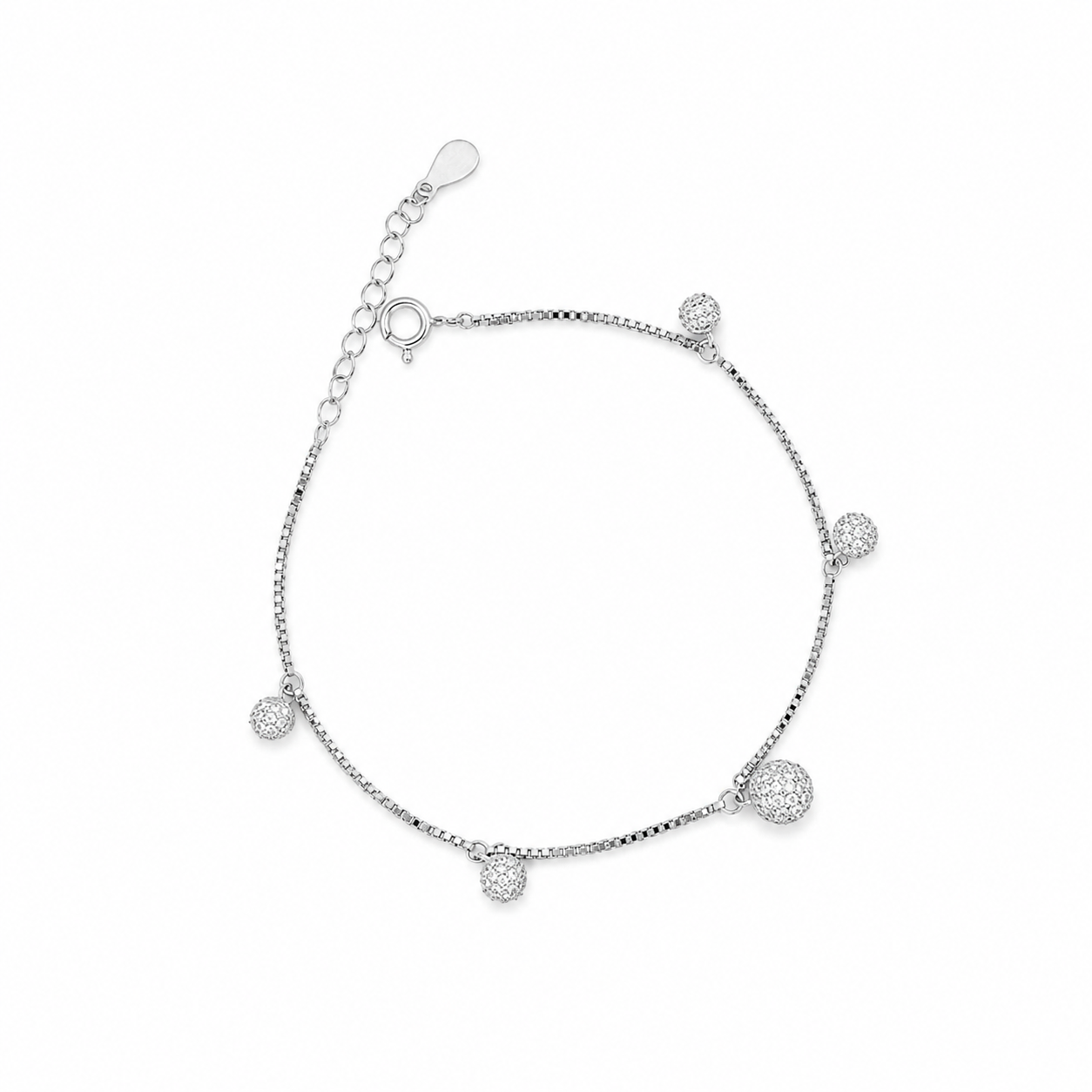 Diamond Bead Bracelet