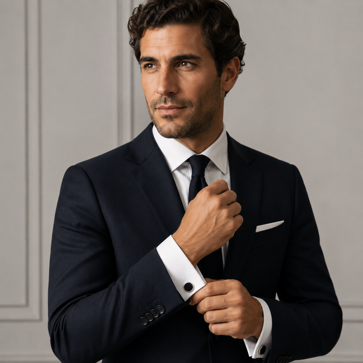Onyx Edge Cufflinks