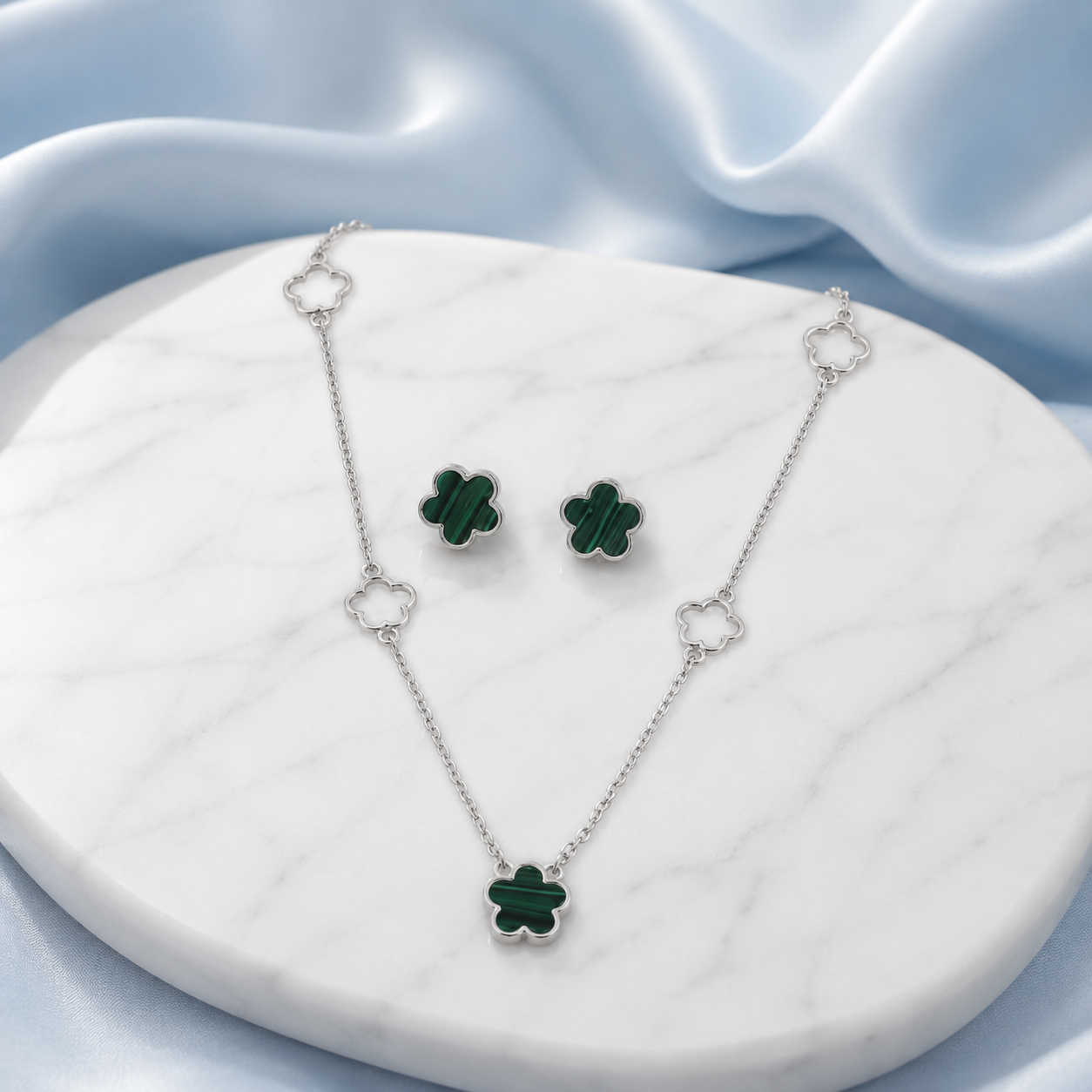 Green Radiance Pendant Set