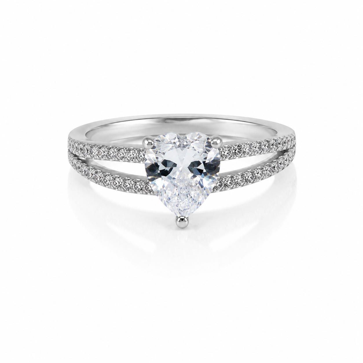 Tearlight Silver Ring