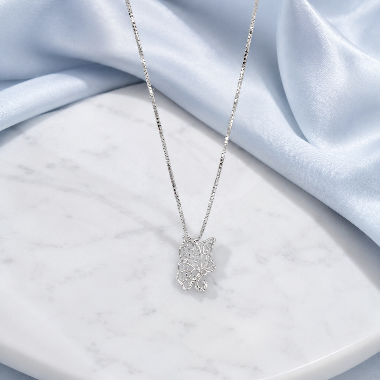 Papillon Silver Pendant