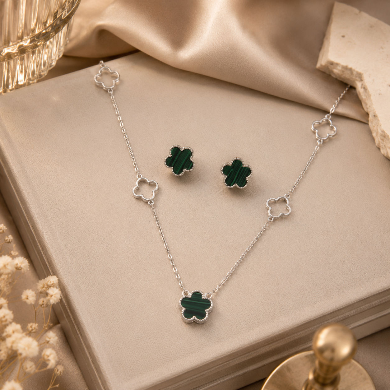 Green Radiance Pendant Set