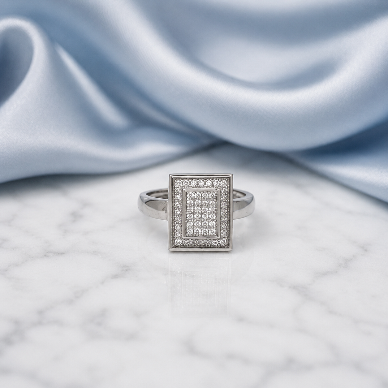 Rectangular Crest Ring