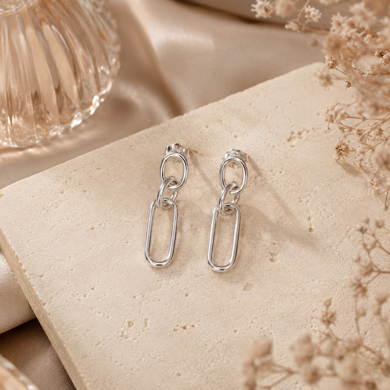 Sway Silver Earrings