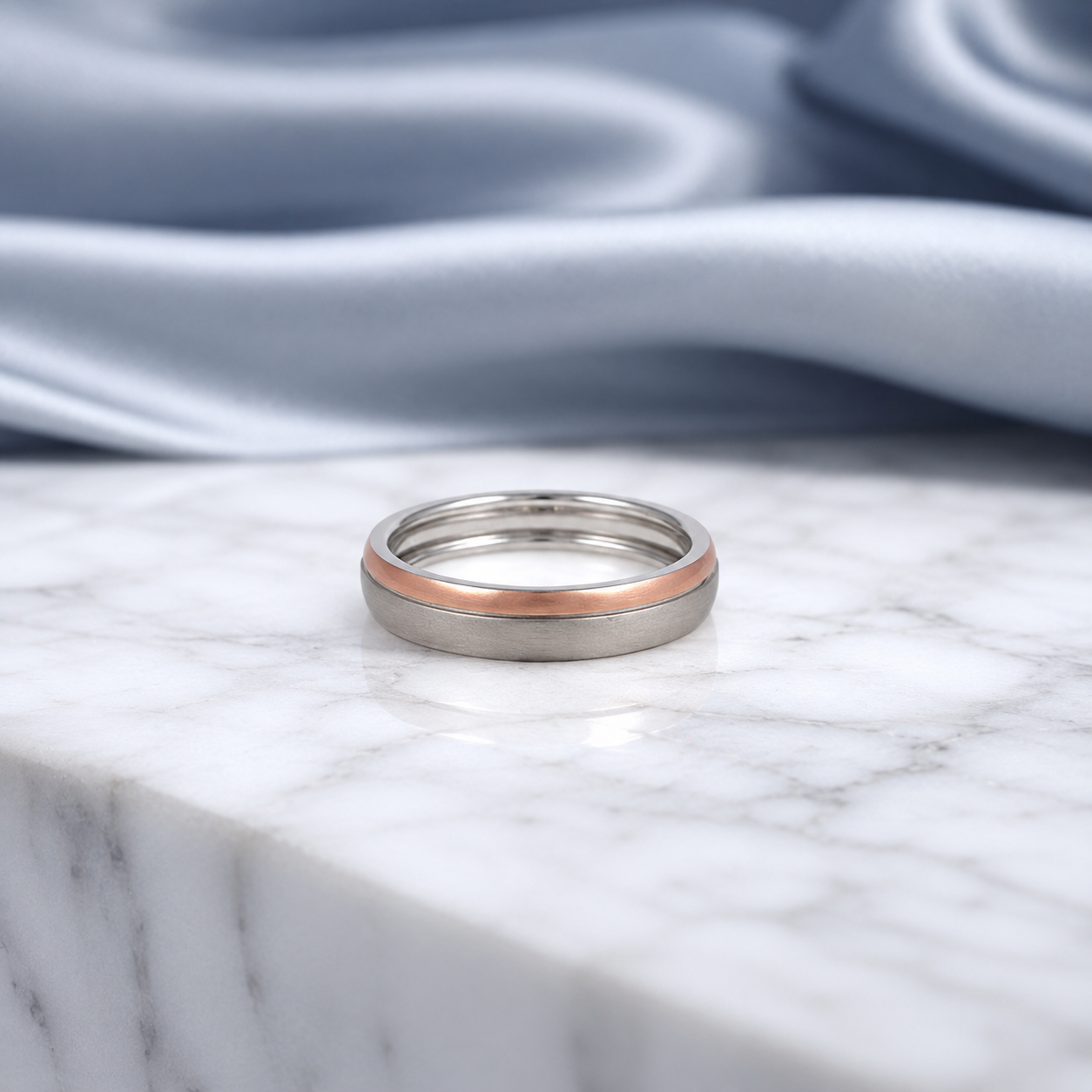 Rose Silver Band