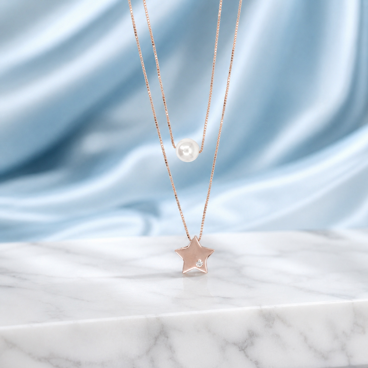 Rosé Pearl Pendant
