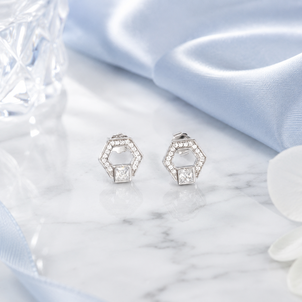 Hexa Shine Earrings