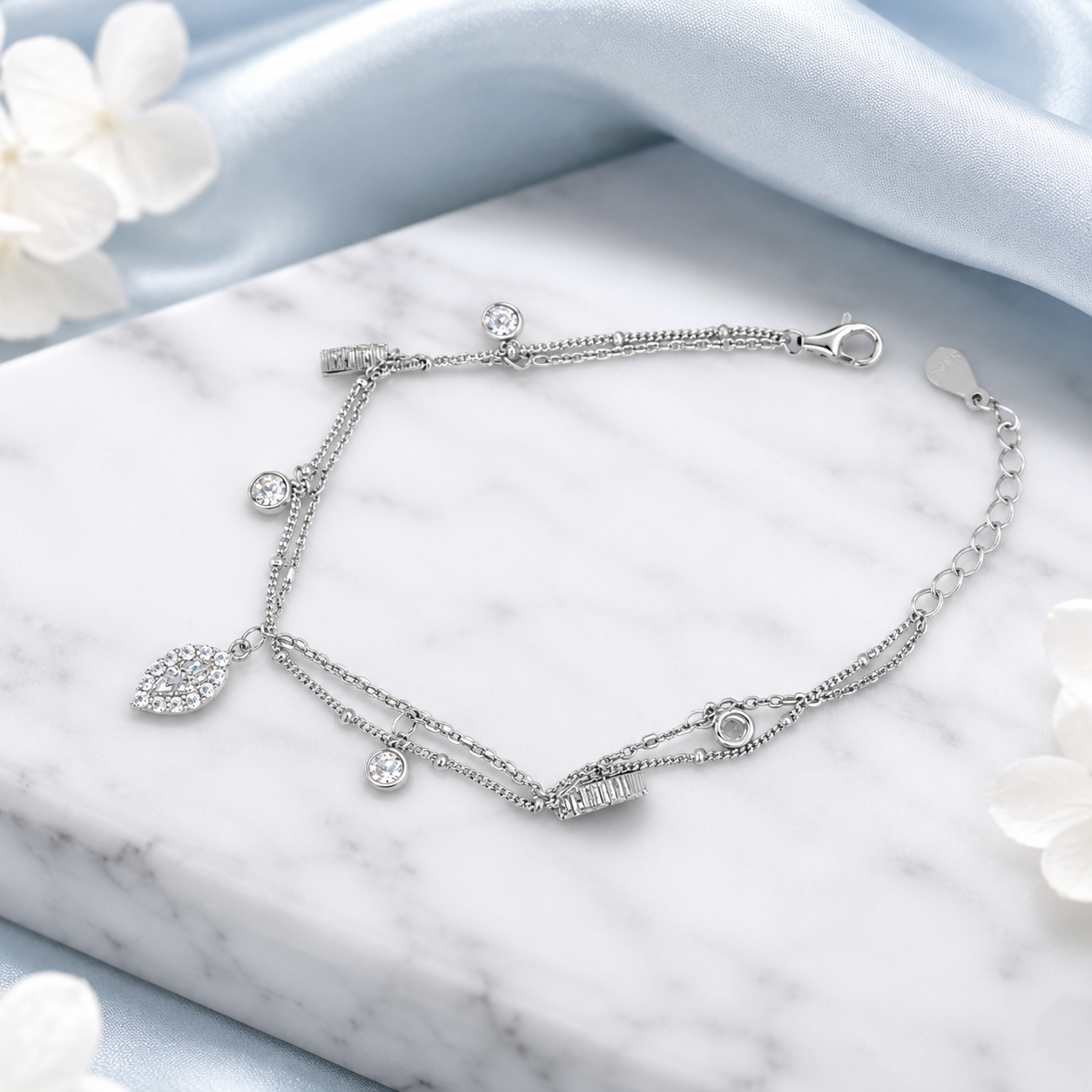 Leaflet Diamond Bracelet
