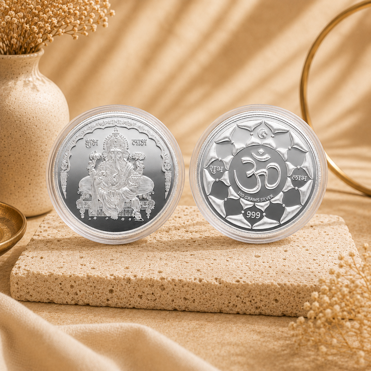 Aaradhya Ganesh Om Coin
