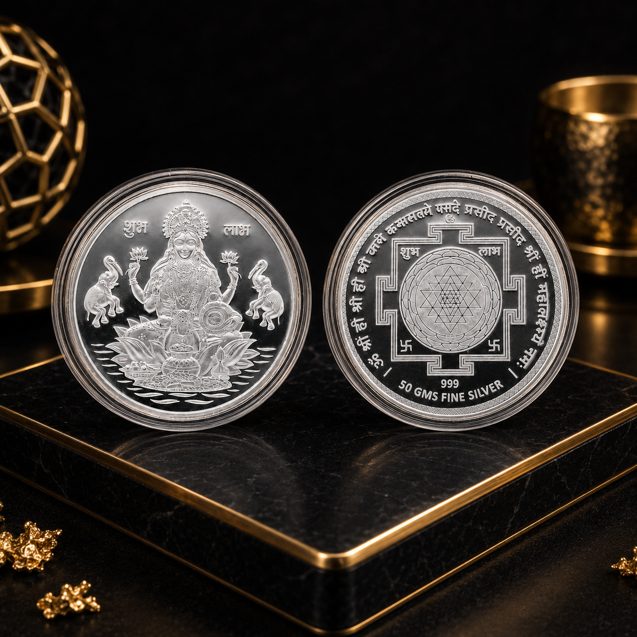 Shree Lakshmi Yantra Coin