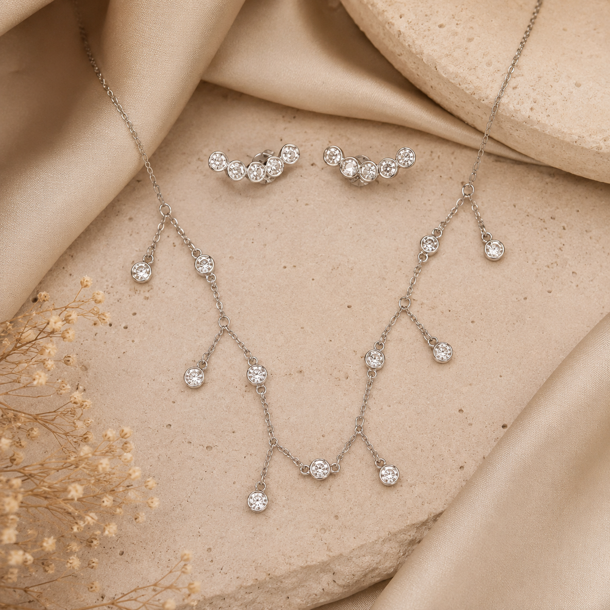 Diamond Muse Pendant Set
