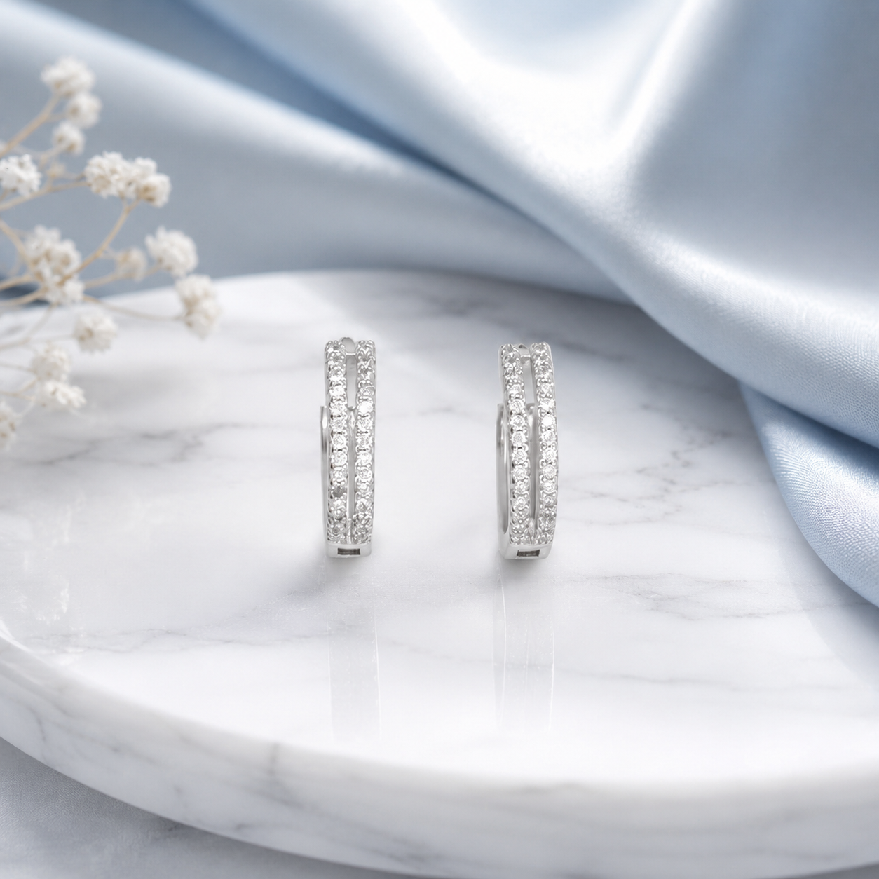 Duo Line Earrings