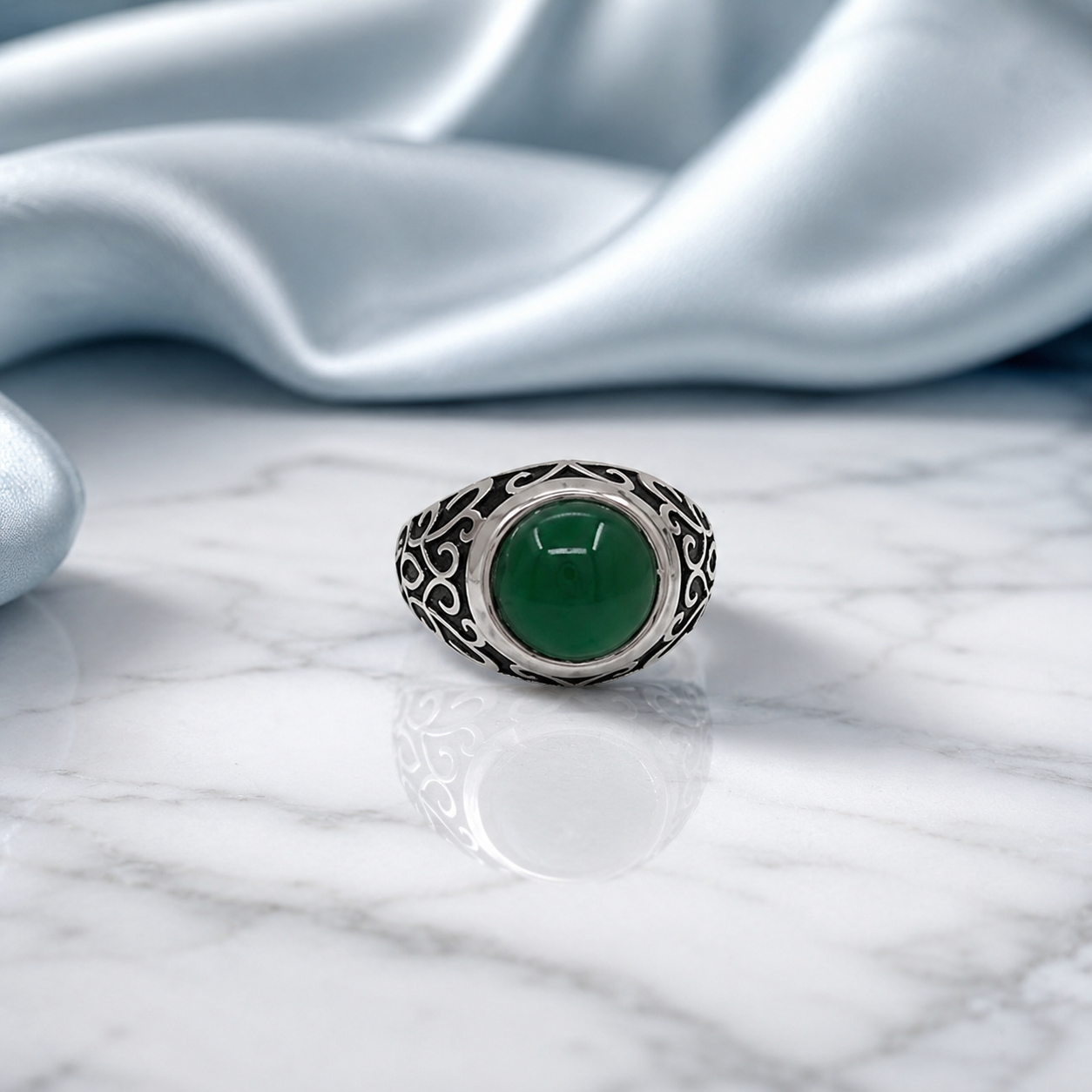 Emerald Men’s Ring