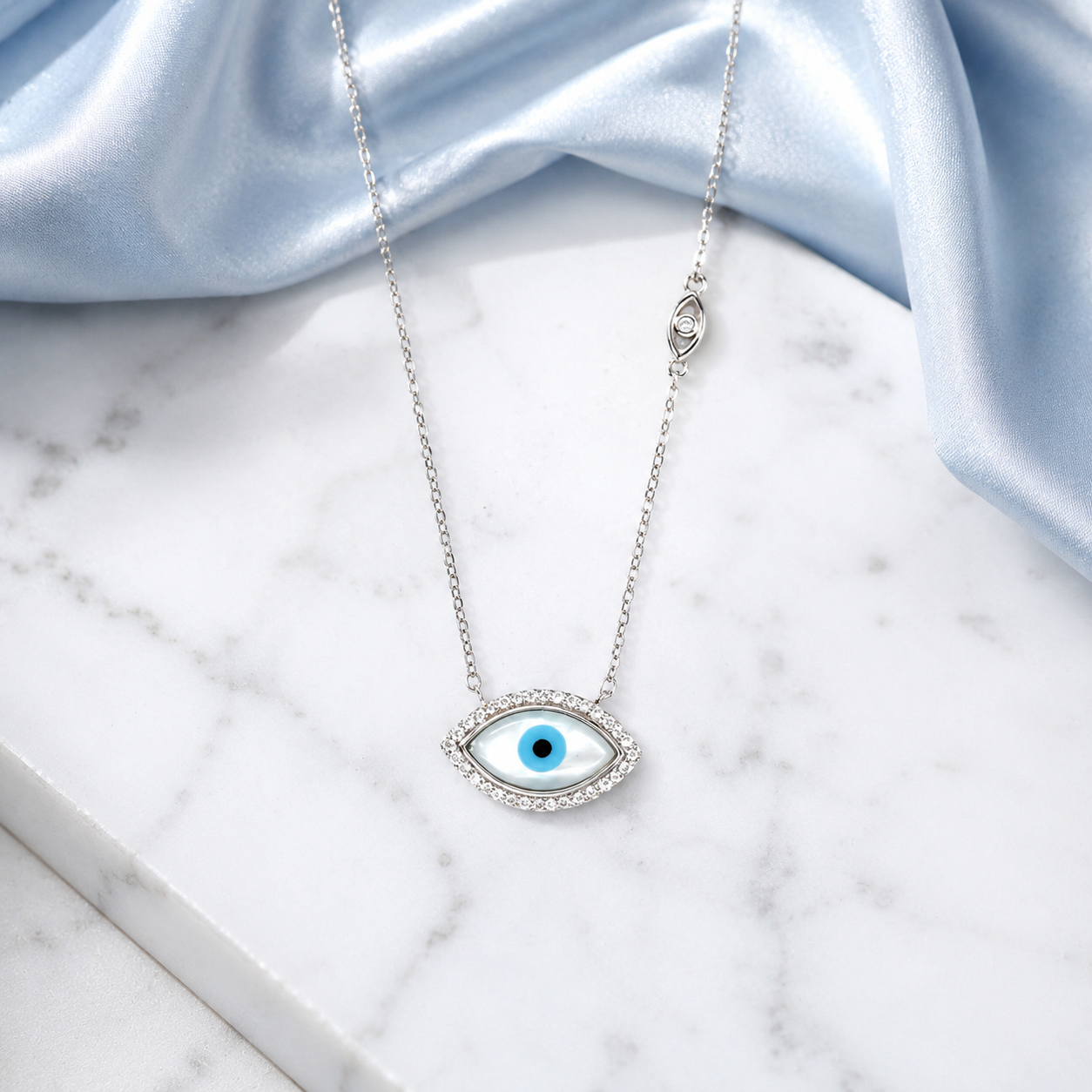 Aqua Eye Pendant