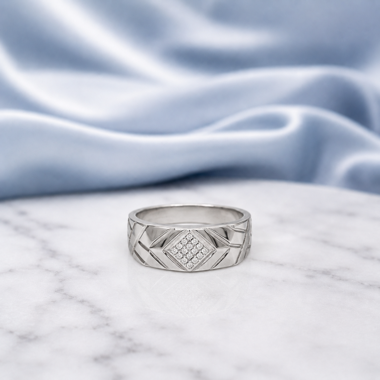 Slim Diamond Ring