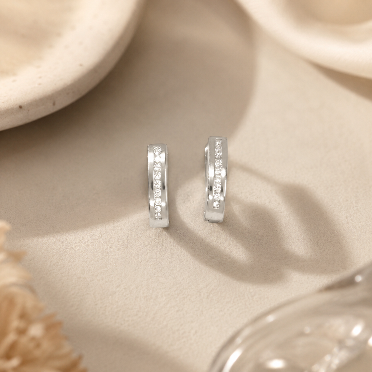 Curvelet Silver Earrings