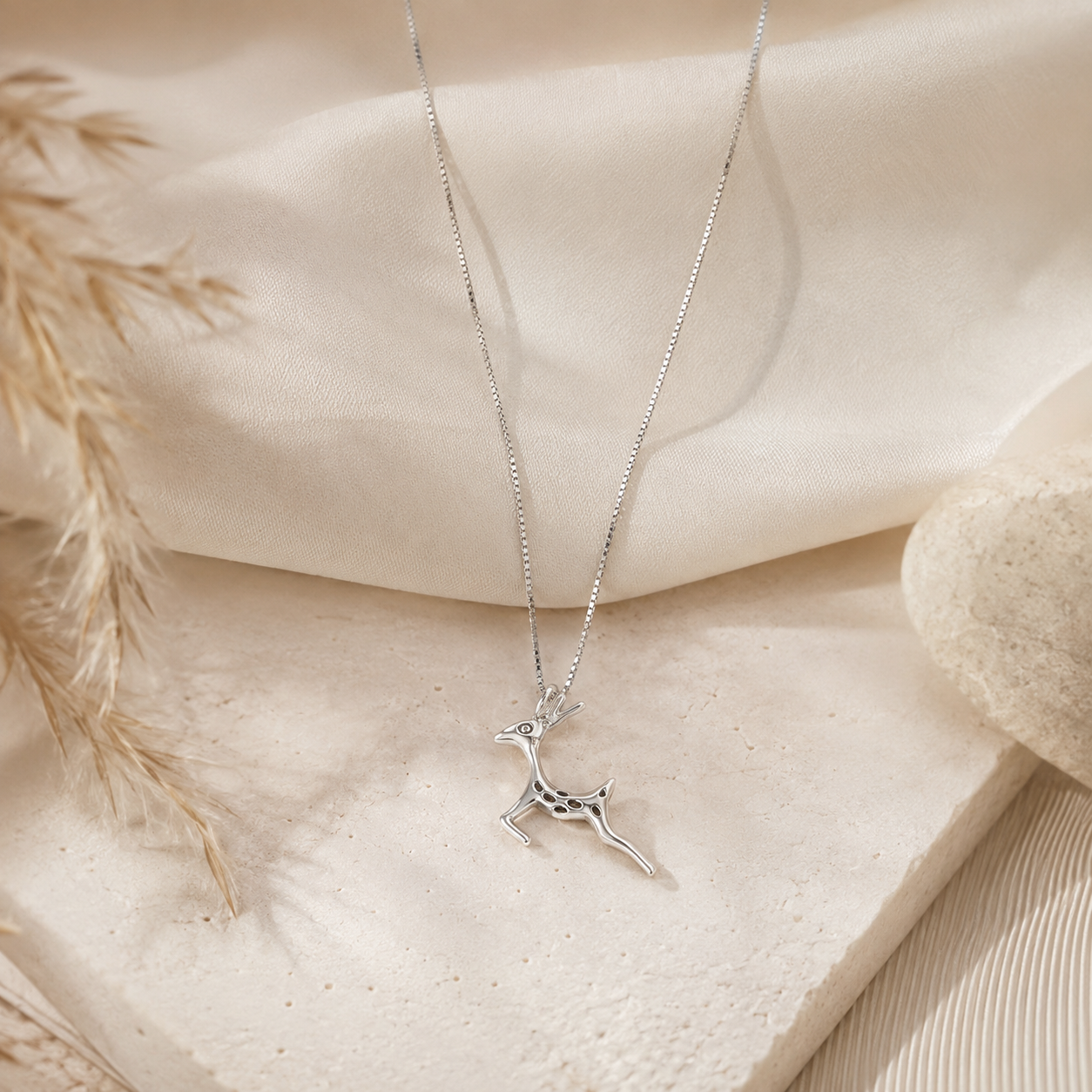 Fawn Silver Pendant