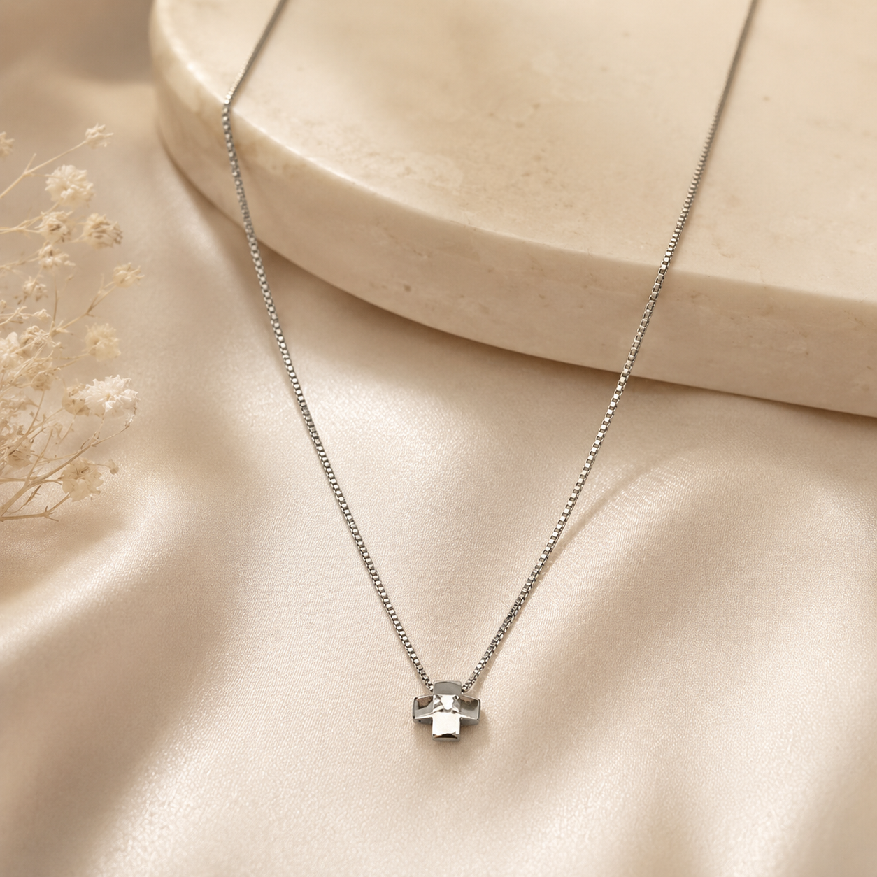 Quadra Silver Pendant