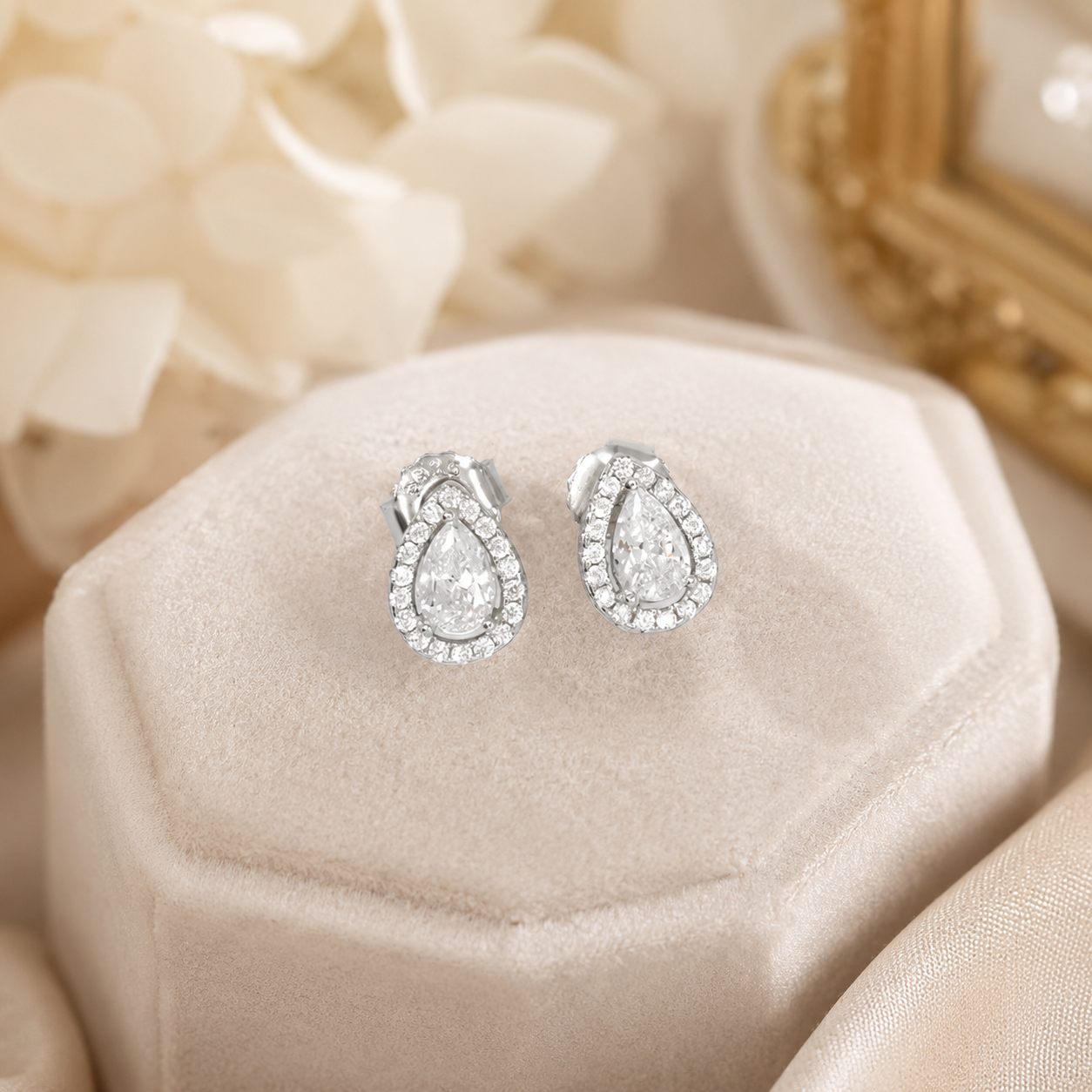 Pear Silhouette Earrings
