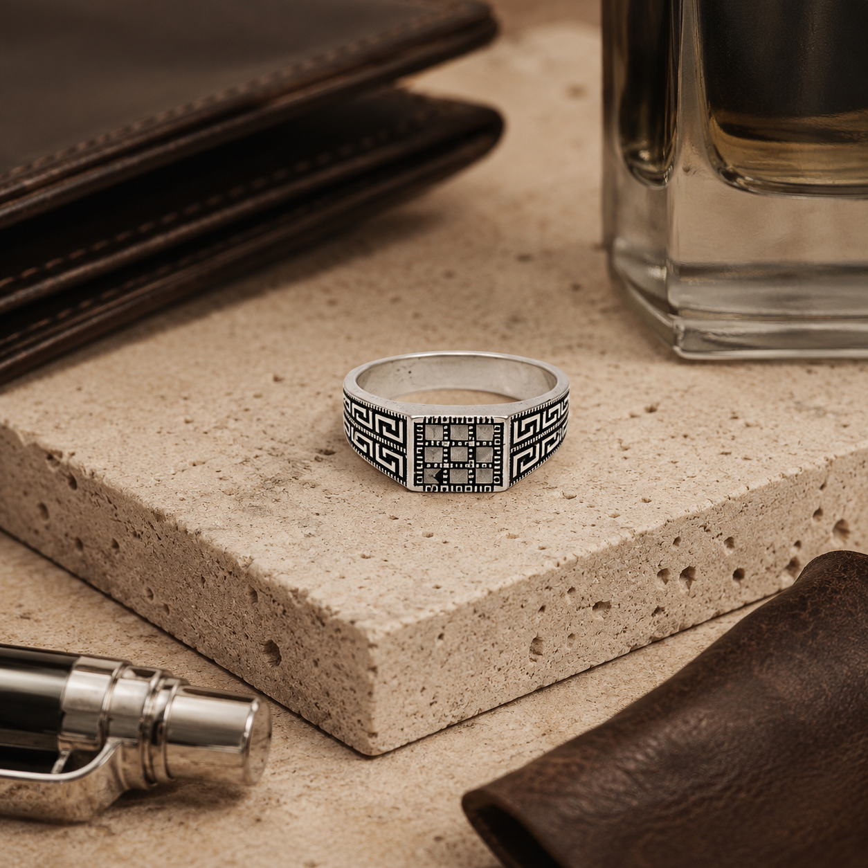 Oxidized Silver Ring