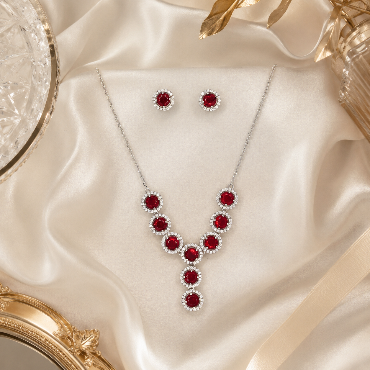 Scarlet Luxe Pendant Set