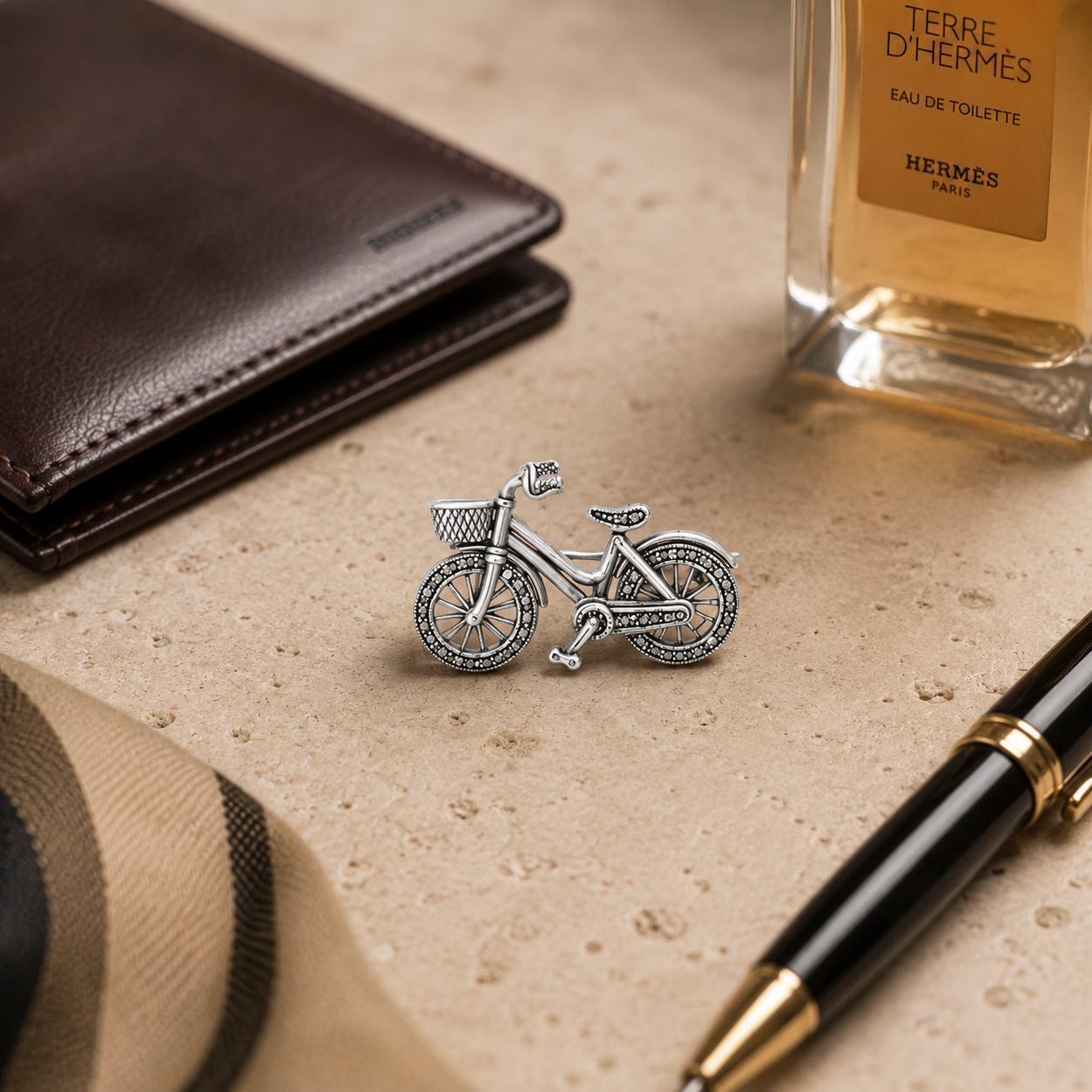 Velo Silver Brooch
