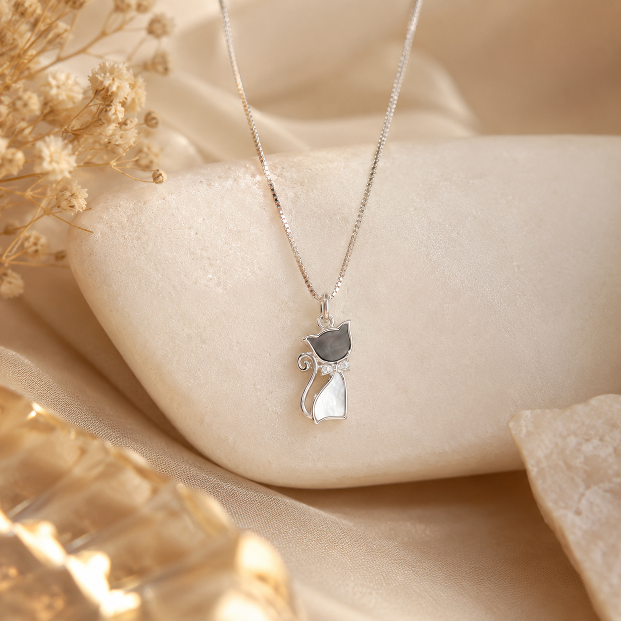 Whisker Silver Pendant