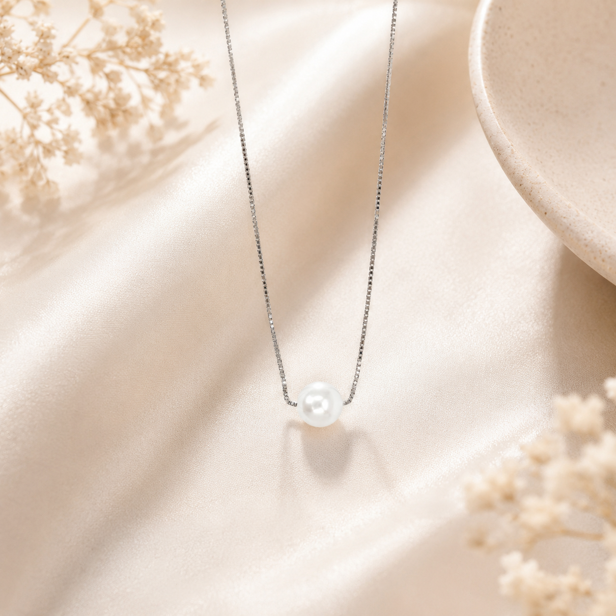 Pearlette Silver Pendant