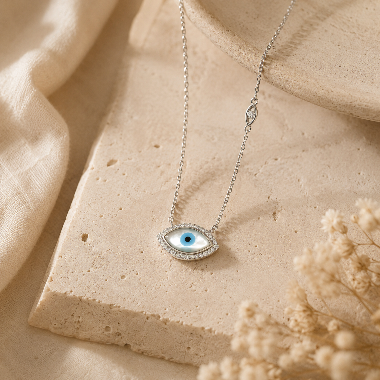 Aqua Eye Pendant