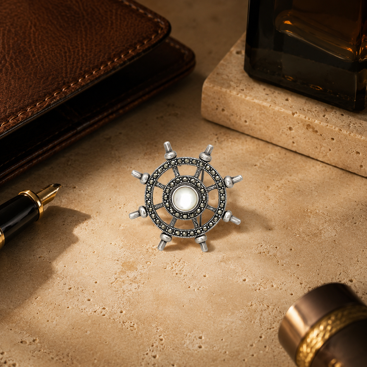 Helm Guard Brooch