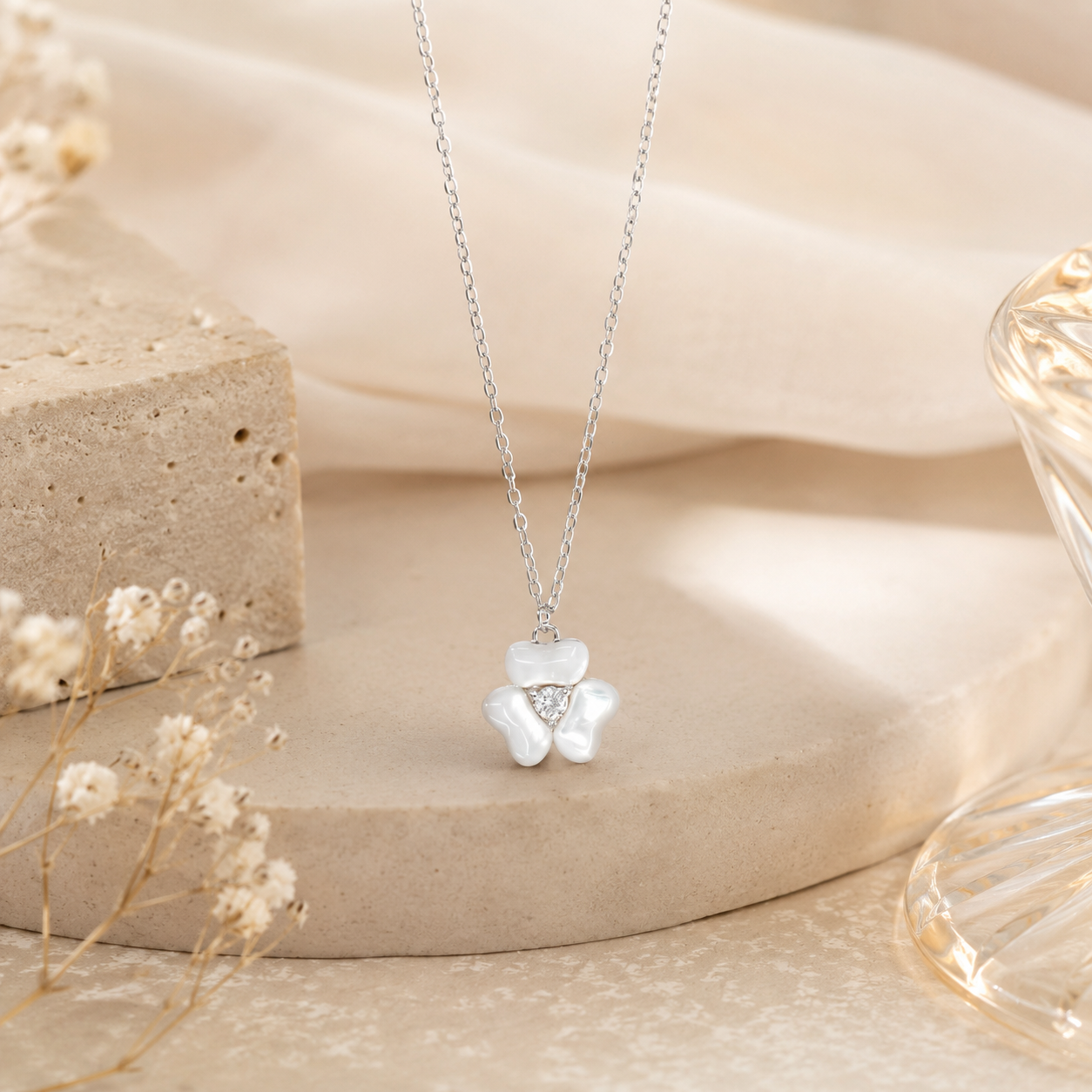 Ivory Flora Pendant